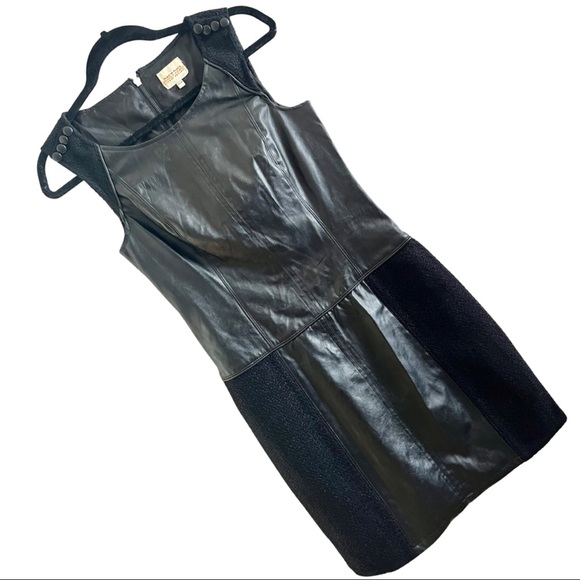 Point Zero Leather Dress - Picture 1 of 1